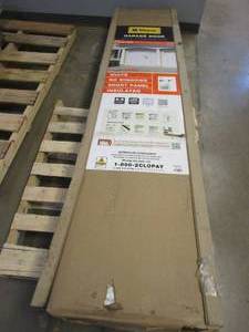 lot 536 image: Clopay Classic Collection 8 ft. x 7 ft. 6.5 R-Value Insulated White Garage Door (OPEN BOX)