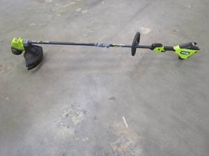 lot 602 image: RYOBI 40V HP Brushless Cordless Carbon Fiber Shaft Attachment Capable String Trimmer (Tool Only) (USED)
