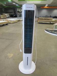 lot 606 image: ARCTIC AIR Oscillating 303 CFM 3-Speed Tower Portable Evaporative Cooler for 100 sq. ft. (USED, OUT OF BOX)