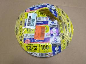 lot 649 image: Southwire 100 ft. 122 Solid Romex SIMpull CU NM-B WG Wire
