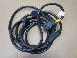 lot 651 image: Parkworld 886603 NEMA 14-30 Splitter, 240V Splitter Dryer 14-30P Male Plug to 2 14-30R Female Receptacle, Dryer 4-Prong 30 AMP 14-30 Dryer Y Adapter Cord 3 feet