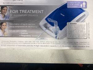 lot 64 image: Beurer Nebulizer