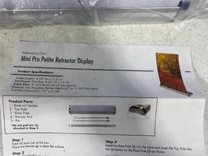 lot 66 image: 5 Mini Pro Petite Retractor Displays