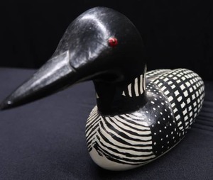 lot 47 image: HAND CARVED LOON