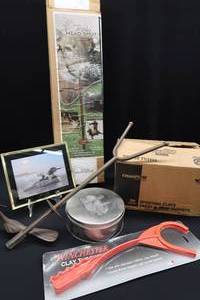 lot 99 image: NEW IN BOX CLAYS & TROPHY HEAD SHOT AND OTHER WILD LIFE TREASURES