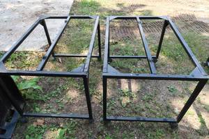 lot 120 image: METAL ROLLING CART FRAMES