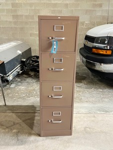 4 Drawer File Cabinet
