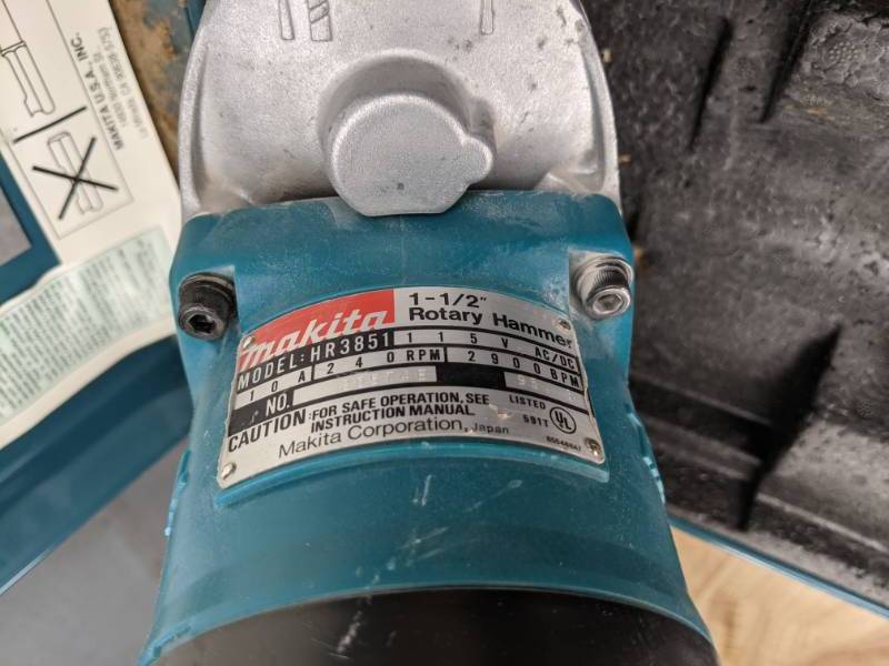 Makita hr3851 best sale