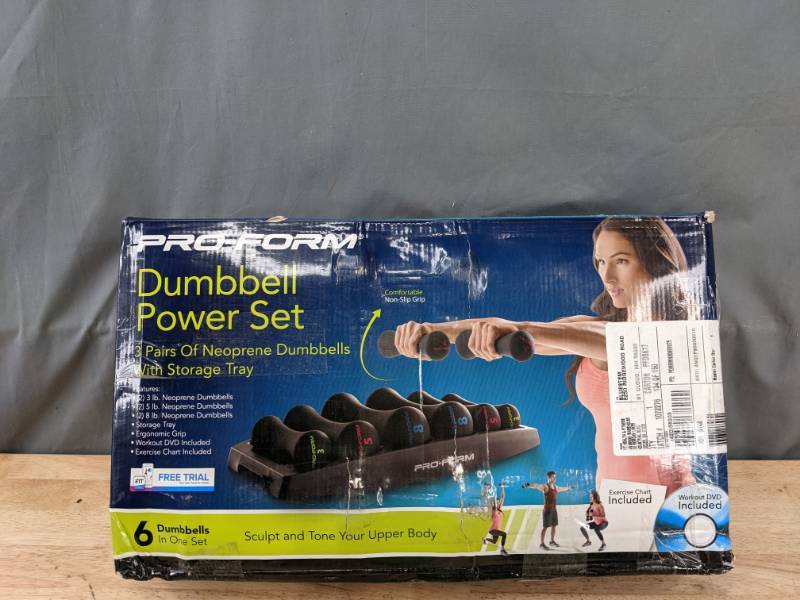 Proform dumbbell best sale power set