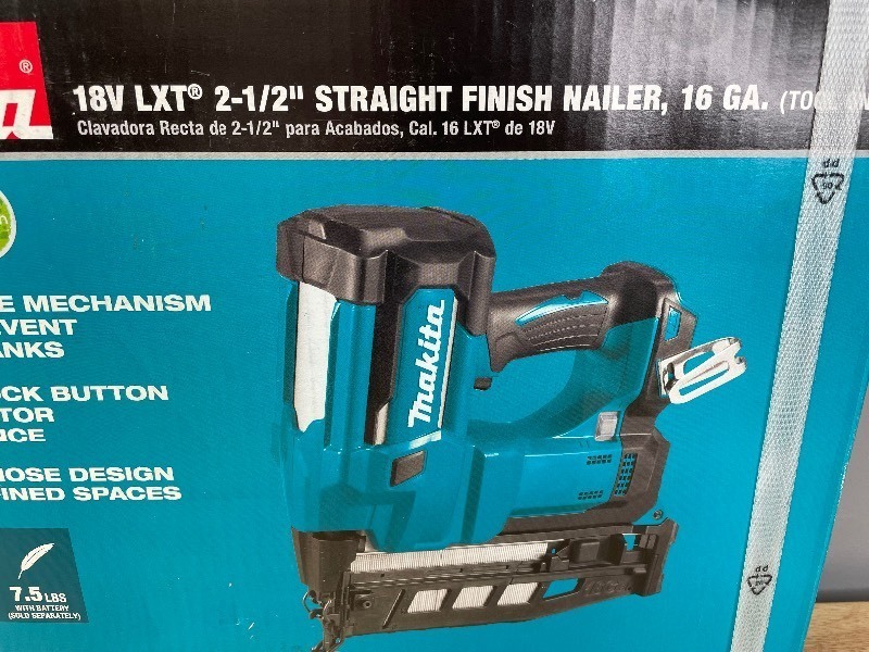 Makita XNB02Z 18V LXT Lithium-Ion Cordless Straight Finish Nailer (Body  Only) for sale online