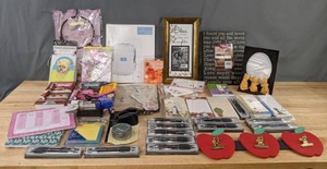 lot 118 image: NEW Home Office Items and Picture Frames K