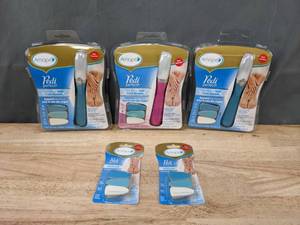 lot 44 image: NEW Set of 3 Amope Pedi Perfect Nail Care System and 2 Refills K