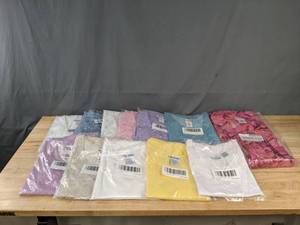 lot 141 image: (12) NEW Womens Tops Size Large and XL (Shenanigans, Scandia Woods, and Blair) K