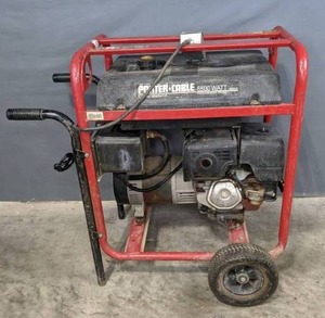 lot 3 image: Porter Cable 6500 Watt Generator B
