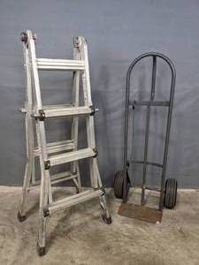lot 169 image: Hand TruckDolly and 11 Ladder B
