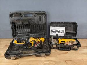 lot 69 image: (2) DeWalt Plate Joiner and Cut-Out Tool and Boxes B