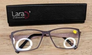 lot 210A image: New Lara D Eyeglasses with Display Lenses   L