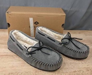 lot 86 image: NEW Womens Sperry Slippers, Size 10, Grey W