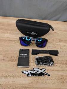 lot 39A image: NEW WX Wiley Kingpin Mirror Lens Sunglasses L