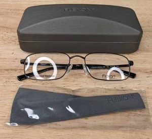 lot 211A image: New Flexon Eyeglasses with Display Lenses   L