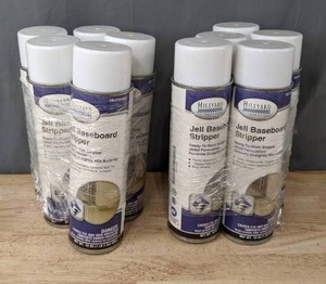lot 237 image: 10 Cans of Hillyard Jell Baseboard Stripper - Net Wt. 19 Oz. Per Can M