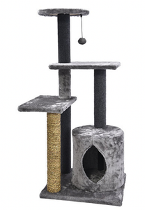 lot 210 image: NEW Cat Craft 5-Level Plush & Sisal Cat Tree M