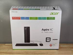 lot 25 image: New Acer Aspire Desktop, 11th Gen Intel Core i5-11400 6-Core Processor, Intel UHD Graphics 730, 8GB DDR4, 512GB NVMe M.2 SSD, Black, Windows 10 Home, XC-1660G-UW93 O