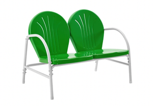 lot 51 image: Crosley Furniture Outdoor Loveseat -Green M