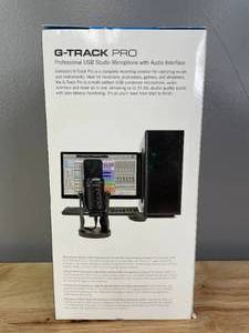 lot 38A image: Brand New Samson SAGM1UPRO G-Track Pro USB Microphone with Built-In Audio Interface O