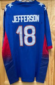 lot 34A image: Brand New Nike Justin Jefferson Pro Bowl Minnesota Vikings NFL Football Jersey Mens Size XXL I