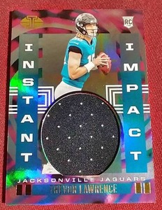lot 6 image: 2021 Panini Illusions Trevor Lawrence Jersey Rookie Card
