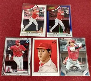 lot 20 image: (5) Shohei Ohtani Cards