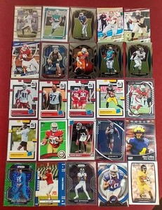 lot 22 image: (25) NFL Rookie Cards - Variety of Brands, Inserts, Etc.