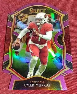 lot 55 image: 2020 Select Kyler Murray Die-Cut Prizm Card