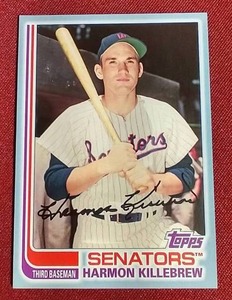 lot 58 image: Topps Harmon Killebrew Insert Card - #d75