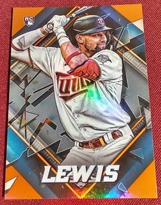 lot 60 image: 2022 Topps Fire Orange Royce Lewis Rookie Card - #d299