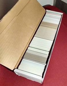 lot 63 image: Full Box of Baseball Cards - Nice Variety (Mostly Modern)