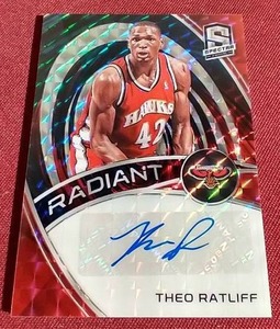 lot 71 image: 2019-20 Panini Spectra Theo Ratliff Autograph Card - #d49
