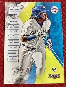 lot 88 image: 2019 Topps Fire Vladimir Guerrero Jr. Rookie Card