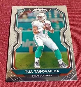 lot 89 image: 2020 Panini Prizm Tua Tagovailoa Rookie Card