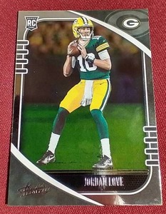 lot 91 image: 2020 Panini Absolute Jordan Love Rookie Card