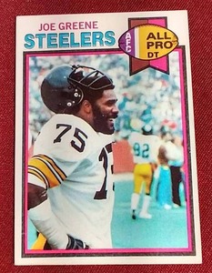 lot 102 image: 1979 Topps Joe Greene Card