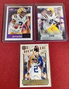 lot 106 image: (3) 2020 Justin Jefferson Rookie Cards