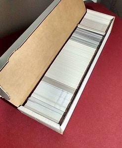 lot 114 image: Full Box of Baseball Cards - Nice Variety (Mostly Modern)