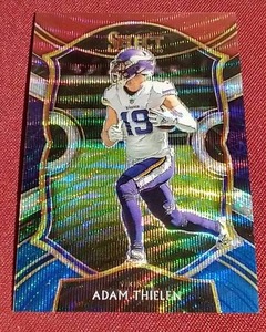 lot 115 image: 2020 Select Adam Thielen Tri-Color Prizm - #d199