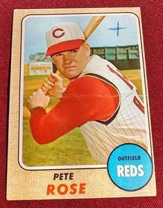 lot 131 image: 1968 Topps Pete Rose Card
