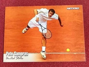 lot 142 image: NetPro Pete Sampras Card