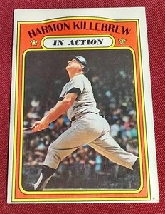 lot 157 image: 1972 Topps Harmon Killebrew Card