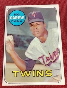 lot 163 image: 1969 Topps Rod Carew Card - 2nd Year