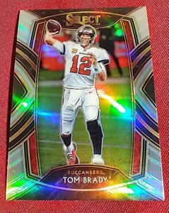 lot 167 image: 2020 Select Tom Brady Club Level Silver Prizm